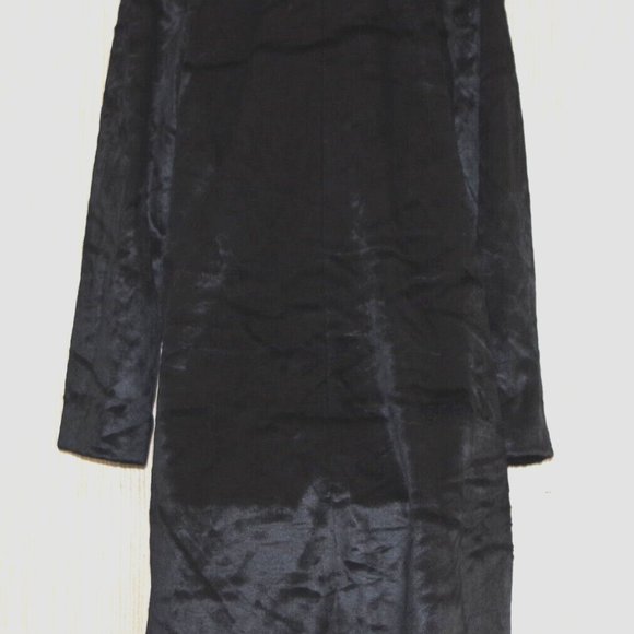 DKNY Black Shawl Collar Faux Open Coat Size: S - Picture 4 of 8
